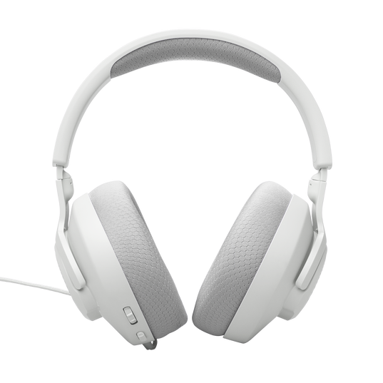JBL Quantum 100M2 - White - Wired over-ear gaming headset with detachable mic and mute option - Back